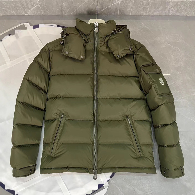 In-Stock High-Quality 2025 New Maya Matte Hooded down Jacket m Brand Fashion Versatile Coat