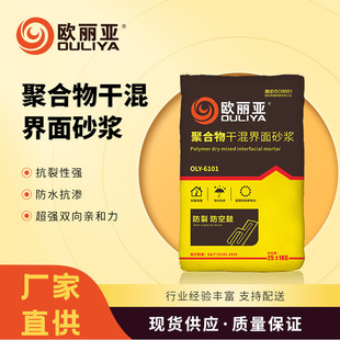 Polymer Dry-Mixed Interface Mortar According to Gb/T 25181-2019 Environmental Protection Dry-Mixed Mortar Treatment Manufacturer