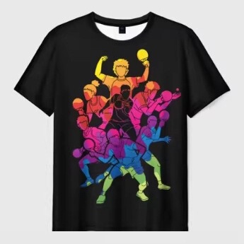 2025 Interesting 3D Printed Ping Pong Sports Shirts, Breathable and Quick-Drying, Suitable for Outdoor Training T-Shirts