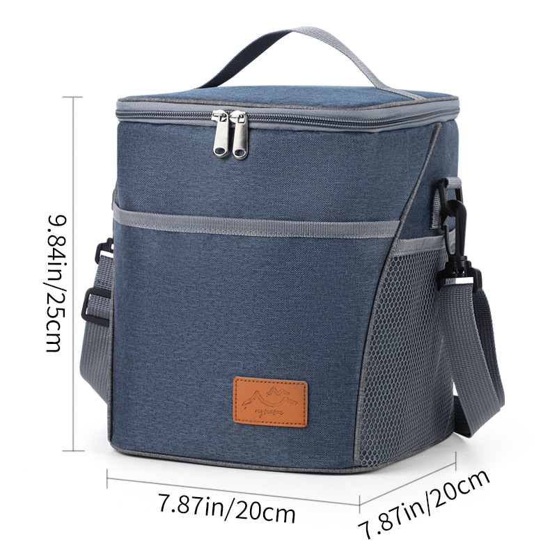 Bolso bento de tela Oxford nuevo transfronterizo, bolsa de almuerzo cruzada, bolsa de hielo de picnic al aire libre, bolsa de arroz, bolsa de aislamiento