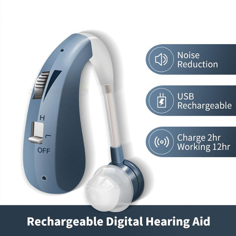 補聴器老人USB充電式耳裏補聴器音声アンプ集音器クロスボーダー英語版|undefined