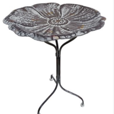 연잎 삼각대 꽃 스탠드 그레이