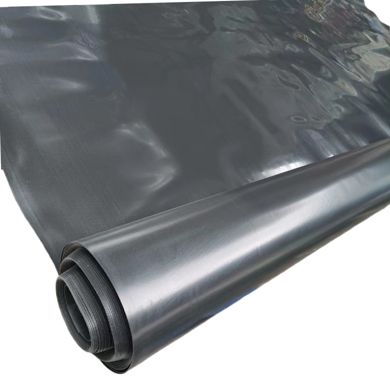 上海现货防水HDPE土工膜鱼塘衬垫游泳池填埋场屋顶建筑工程防渗膜