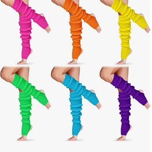 European and American Adult Latin Dance Leg Cover Knitted Sports Protection Wool Ballet Warm Leg Yoga Foot Warm Socks Cover