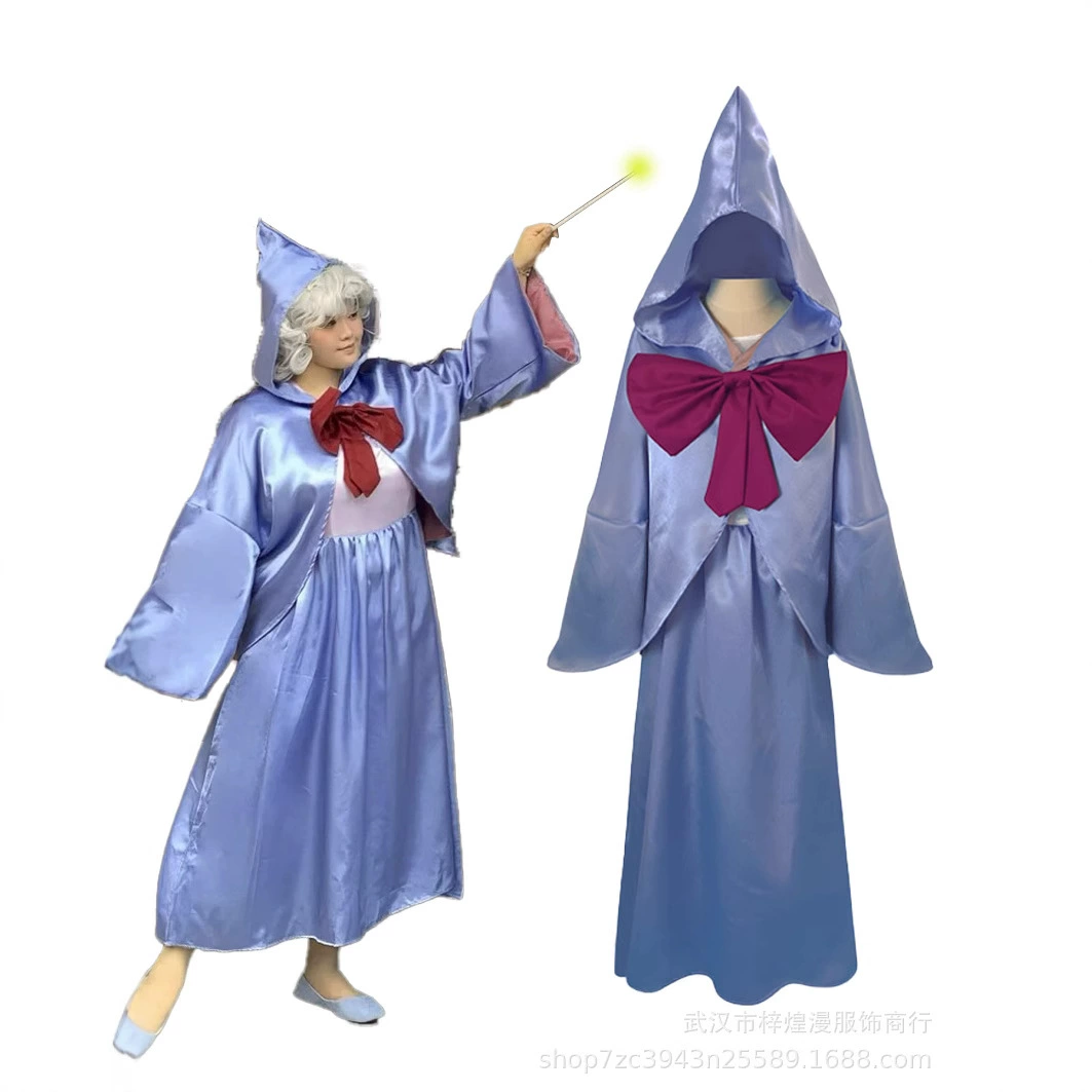 Золушка cos костюм женская ролевая фея крестная фея фея крестная мать cospaly сценический костюм
