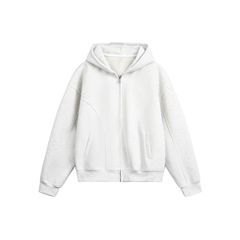 CATTEE秋款新款重磅400G美式解构连帽卫衣男女宽松拉链开衫外套潮