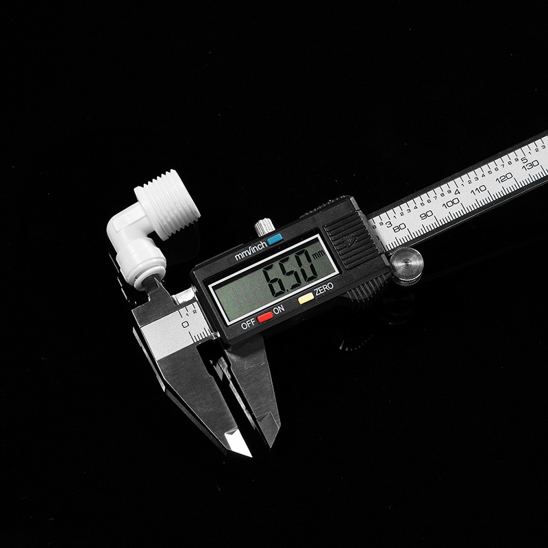 Conector de tipo L sin tarjeta 4048 conector 4 puntos dientes exteriores gire 2 puntos tubo conexión rápida RO purificador de agua pura accesorios universales