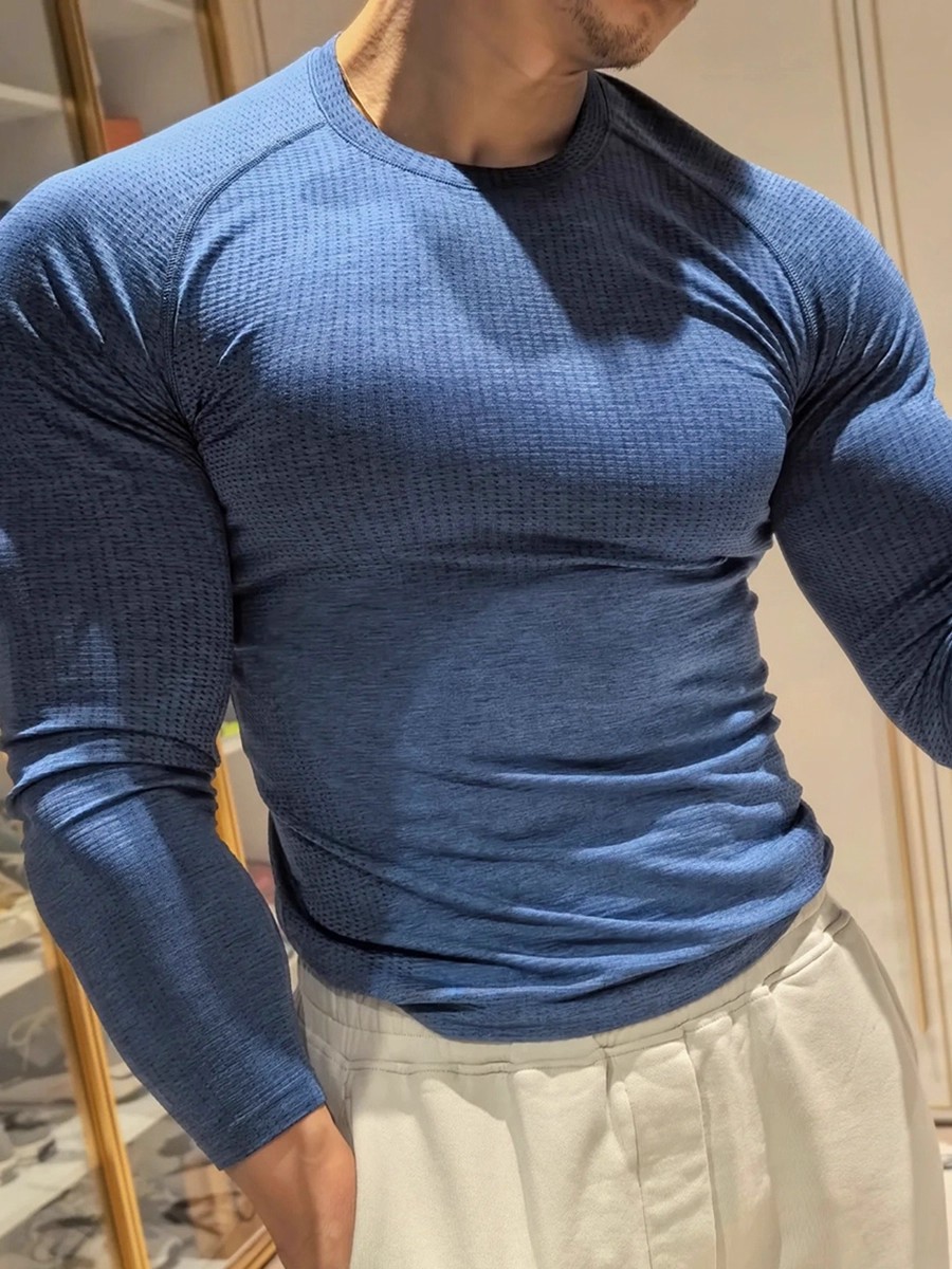Men's Performance T-shirt Quick-dry Athletic Tee For Gym Training_voghion.com