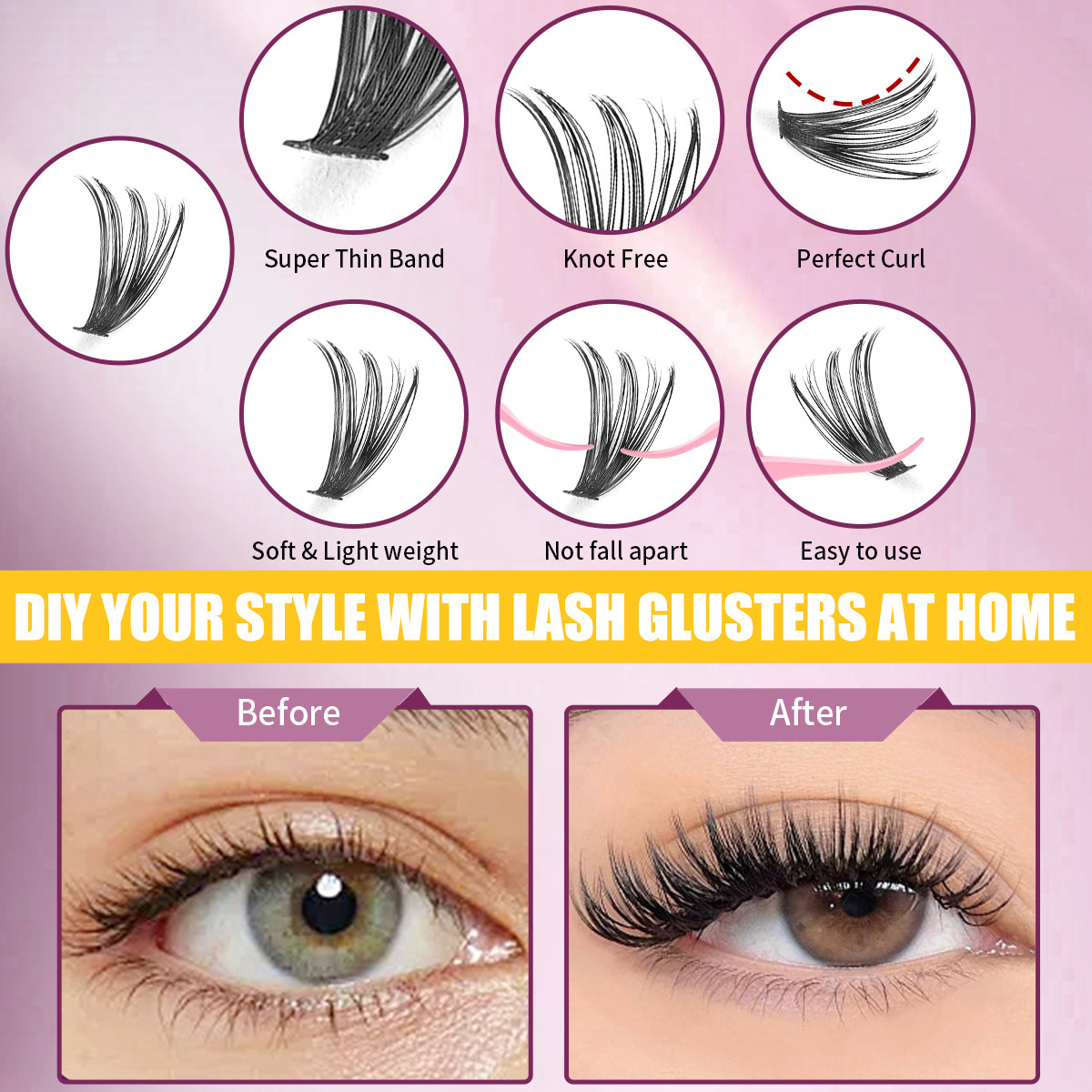 false eyelashes