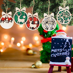 クリスマスの家の装飾の新型のクリスマスの木製のペンダントのクリスマスツリーのdiyのペンダントのペンダントの吊り下げのブランドの小屋の看板
