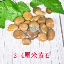 花石肉彩石黄色装饰造景庭院鹅卵多花盆鱼缸园艺雨花铺地高雨花石