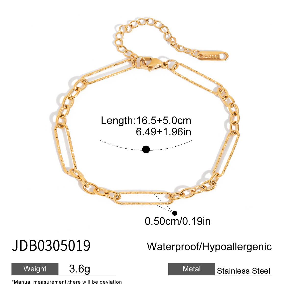 Wanxing estilo europeo y americano transfronterizo pulsera de clip de acero inoxidable no chapado en oro collar de concha de acero de titanio conjunto de joyería femenina