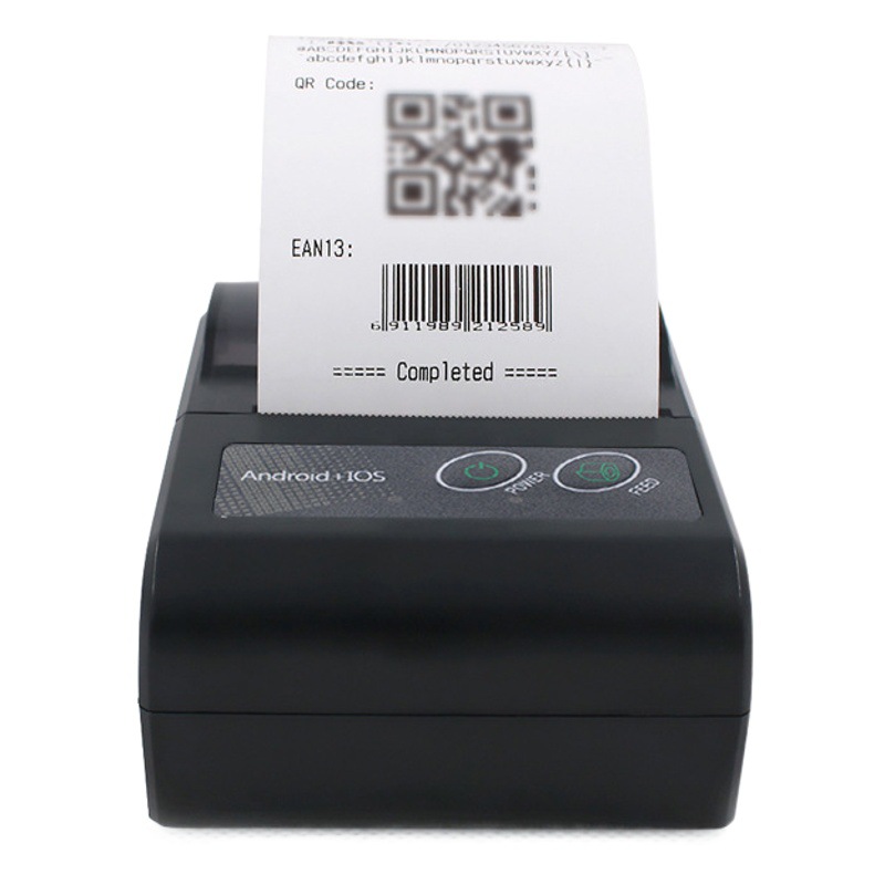 Impresora térmica portátil Bluetooth 58mm, ideal para facturas, tickets y pedidos, modelo 58HB5