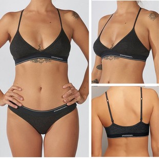 French Style Sports Underwear Women's Thin Small Chest Push-up Anti-sagging Parm Triangle Cup No Steel Ring New Style Bra