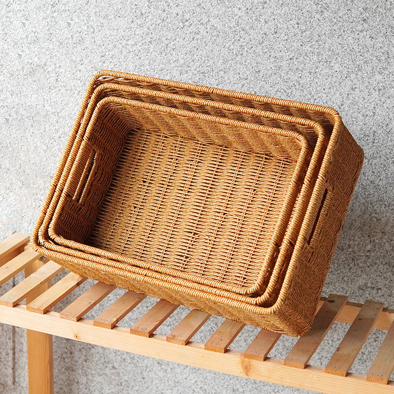 Handwoven Rattan Storage Basket With Lid And Inner Lining_voghion.com