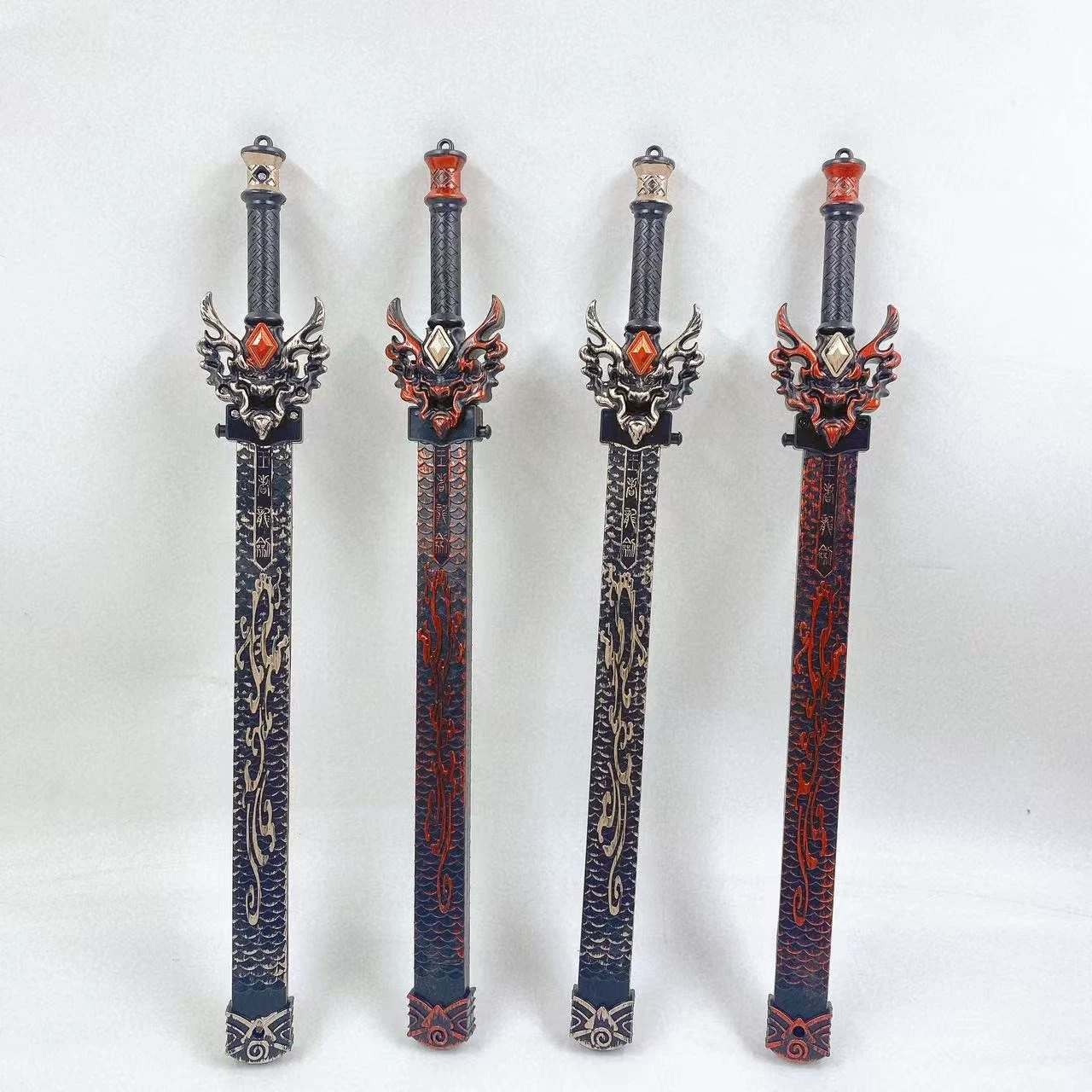 Детские игрушки, имитация мечей, автоматические мечи с выбросом, оружие в ножнах, реквизит для сцены, игрушки, антикварные универмаги оптом