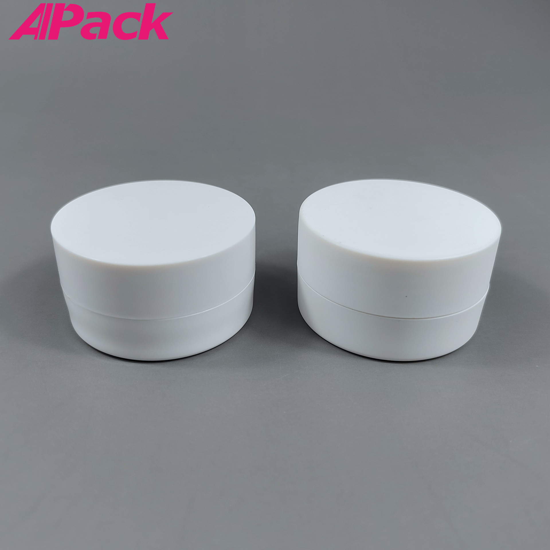 15g直圆眼霜瓶拧盖膏霜瓶 化妆瓶PET试用装小样装 白色可定制logo