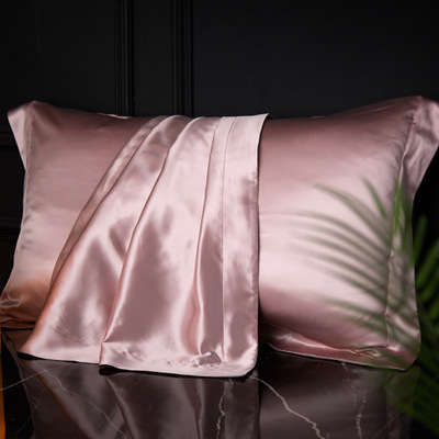 Two-sided Real silk pillow case mulberry silk pillowcase Solid factory Direct selling ventilation envelope pillowcase Foreign trade wholesale