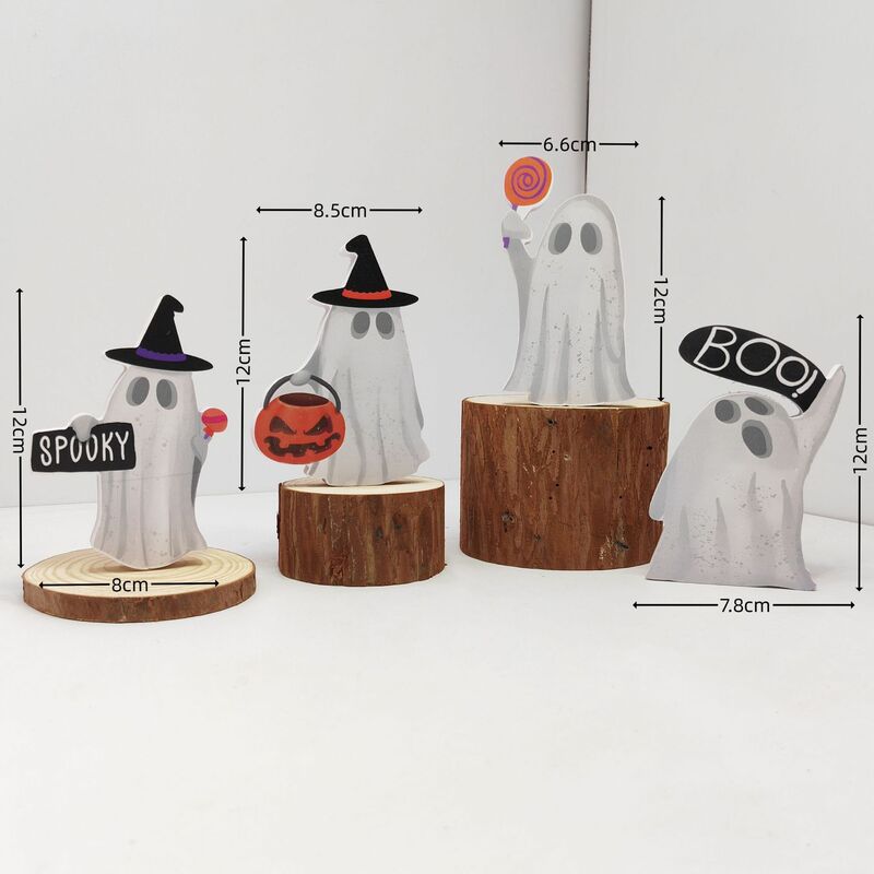 国境を越えたアマゾンの売れ筋ハロウィンパーソナライズされたホームフラワーポットオーナメントホリデーパーティークリエイティブホワイトかわいいゴースト|undefined