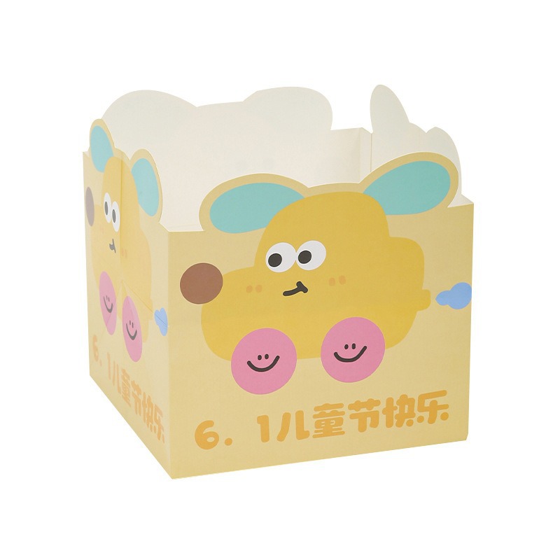 Feliz día del niño, ramo, materiales de embalaje, bolsa de bocadillos de celebridades de Internet, piruleta, arte floral, día de los niños, decoración de flores, bolsa de abrazo