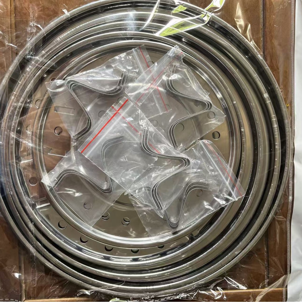 Vaporizador de vapor de acero inoxidable a prueba de agua vaporizador estante olla rejilla hogar vapor cocina al vapor pan al vapor bollo con trípode