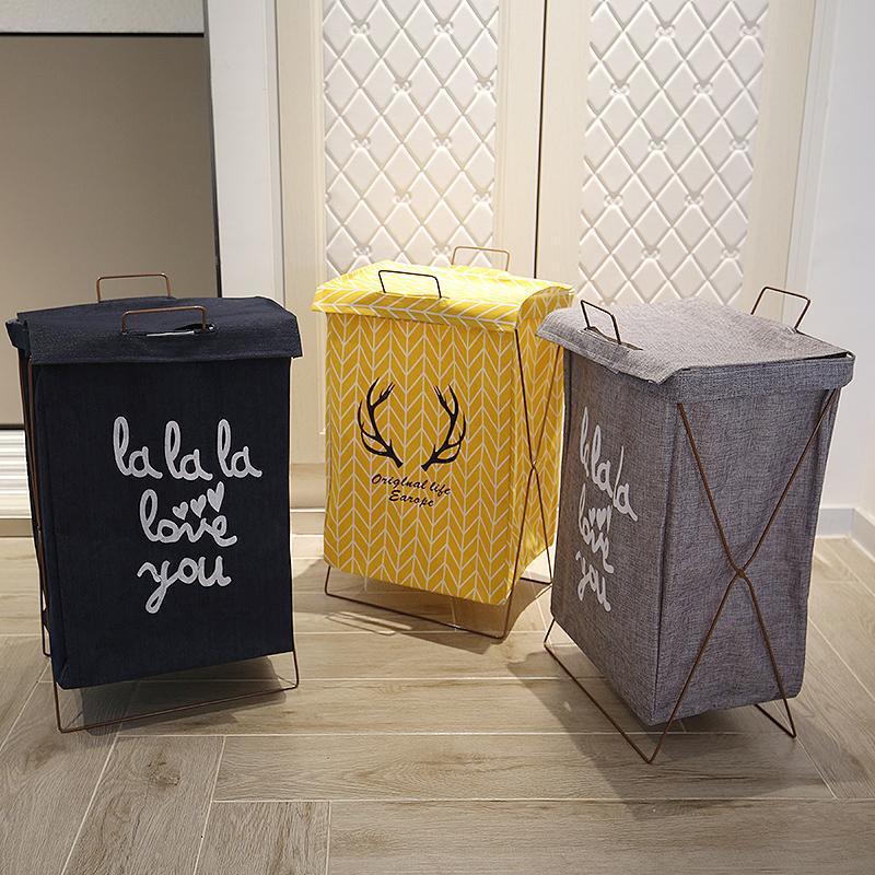 Foldable Dirty Laundry Basket Dirty Clothes Storage Cotton Linen Dirty Clothes Storage Bin Foldable Stand Large Laundry Basket Amazon