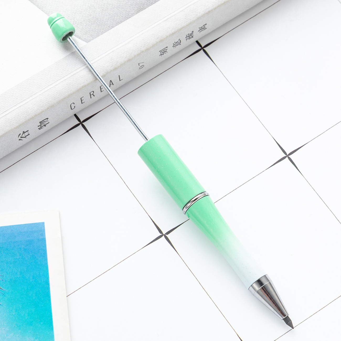 DIY plástico moldeado lápiz pintura afilado-libre Escritura de tinta constante lápiz imprimible logotipo eterno lápiz al por mayor