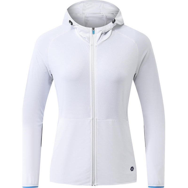 Nueva ropa de protección solar para correr y fitness para mujeres de primavera y verano al aire libre, ropa de piel deportiva con cremallera completa ligera y transpirable de secado rápido
