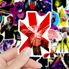 50張遊戲賽博朋克塗鴉貼紙朋克手機水杯電腦拉杆箱滑板車貼紙