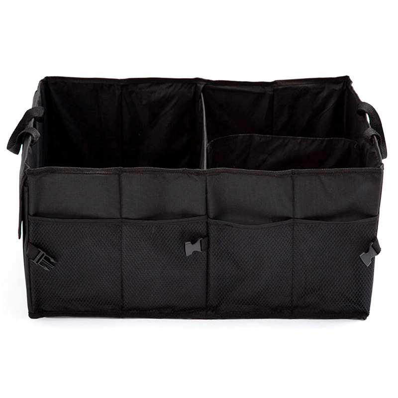 Caja de almacenamiento del coche bolsa de artículos diversos del coche multifuncional plegable Oxford caja de almacenamiento de tela caja de almacenamiento del maletero del coche