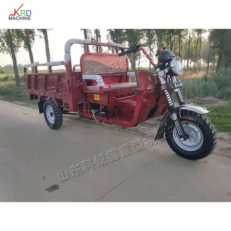 农村代步燃油三轮摩托车 家用运粮拉货自卸翻斗车 工地运输自卸车