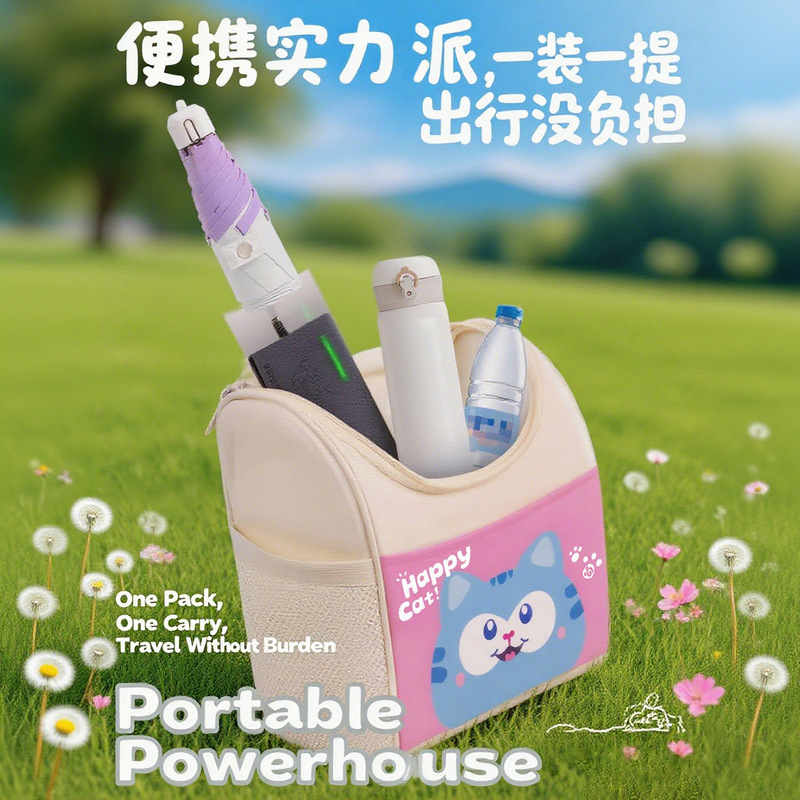 卡通电动车挂袋前置电动车收纳挂物包电瓶车通用杂物挂包储物兜|undefined