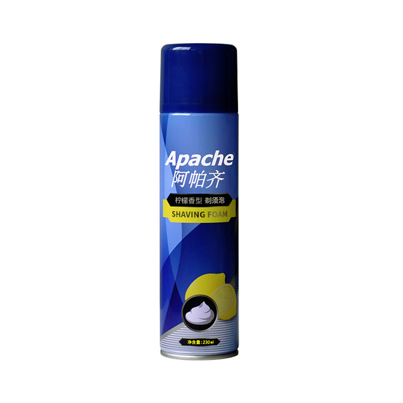 Apache/ Apache Shaving Foam Lemon Fragrance 230ml Household Shave Shaving cream for Men 1 bottle