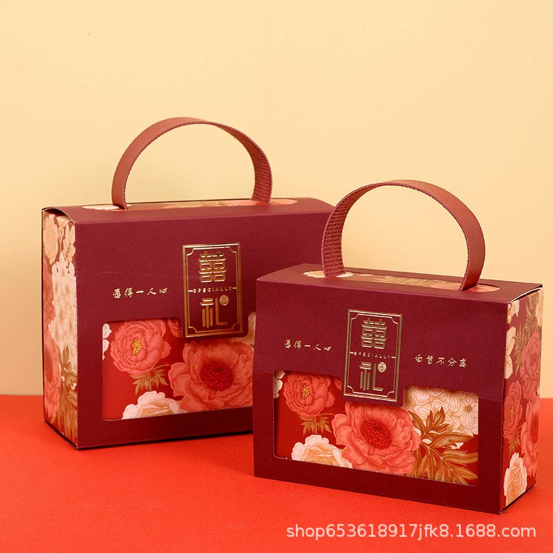 Свадебные принадлежности Китайская свадьба коробка конфет креативная Свадебная коробка конфет воздушный Национальный Ветер полная луна Свадебная подарочная коробка конфет