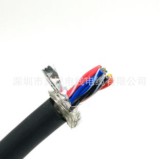 American Standard Super Soft Towline Cable 14-core Towline Cable 0.08 Square TRVSP7*2*28AWG High Soft Towline