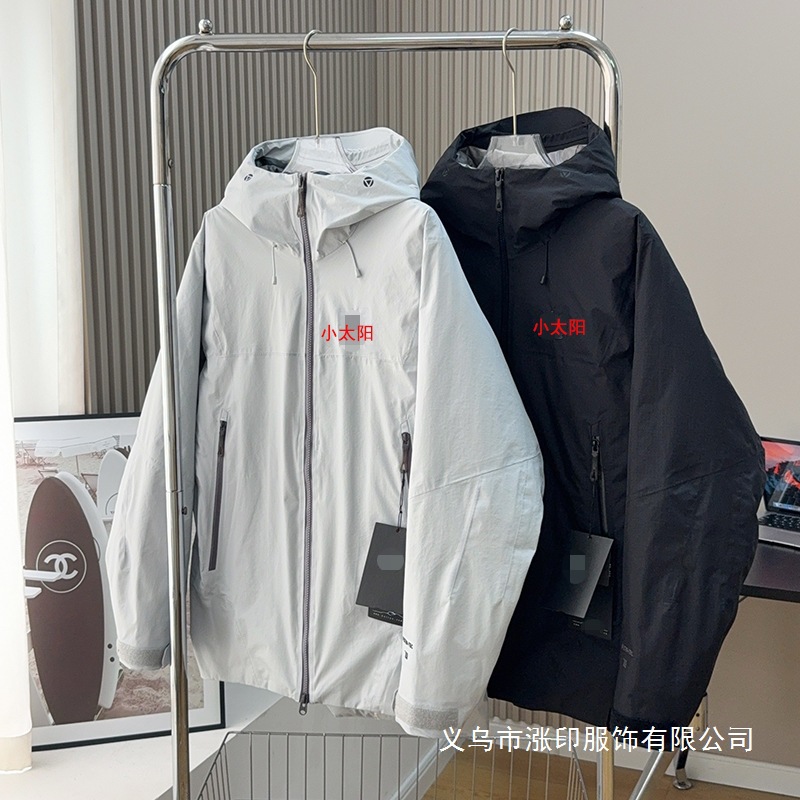 Kls Little Sun Aspen down Jacket Men's 25 Winter New Sports Waterproof Hooded Outdoor Hard Shell Jacket Wholesale