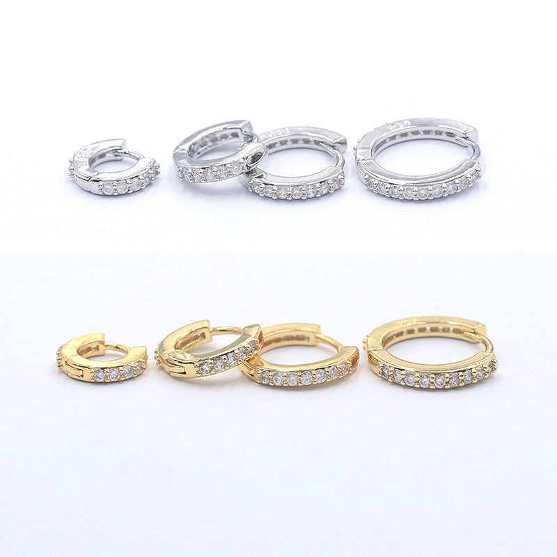 Xiao Xiangfeng модная девушка слегка инкрустирована двусторонняя циркон-ушная пряжка индивидуальная хрящевая серьга-ушная пряжка серьга-ушная петуха KT58