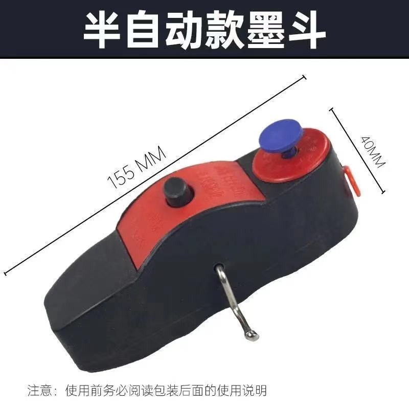 Marcador de Líneas de Tinta para Carpintería, Marcador de Líneas Automático, Marcador de Líneas de Madera Manual, Marcador de Líneas de Plástico con Hilo, Marcador de Líneas de Tinta, Marcador de Líneas de Algodón