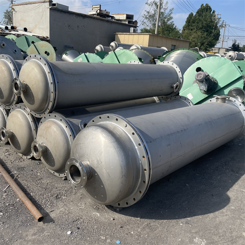 销售二手冷凝器 化工真空换热设备 内循环式降温冷却器