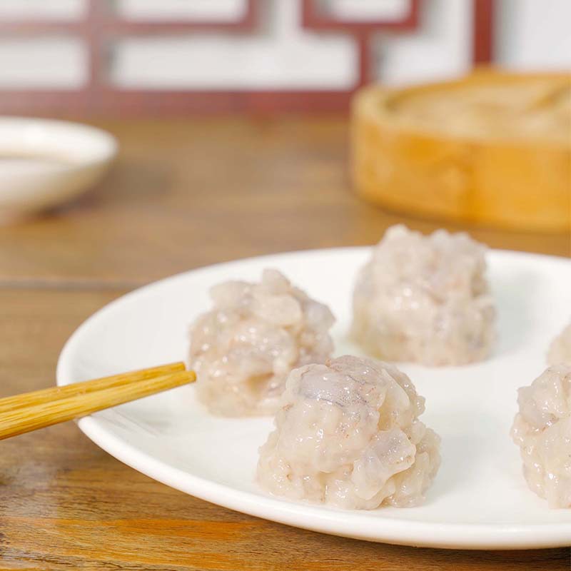 Large Granule Hand-Pounded Shrimp Paste Frozen Semi-Finished Product 90% Shrimp Content, Ma La Tang Hot Pot Food Ingredients Wholesale, One Piece Shipping