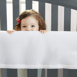Baby crib breathable sandwich mesh fence baby anti-bite children's bed edge fence protective strip bed circumference