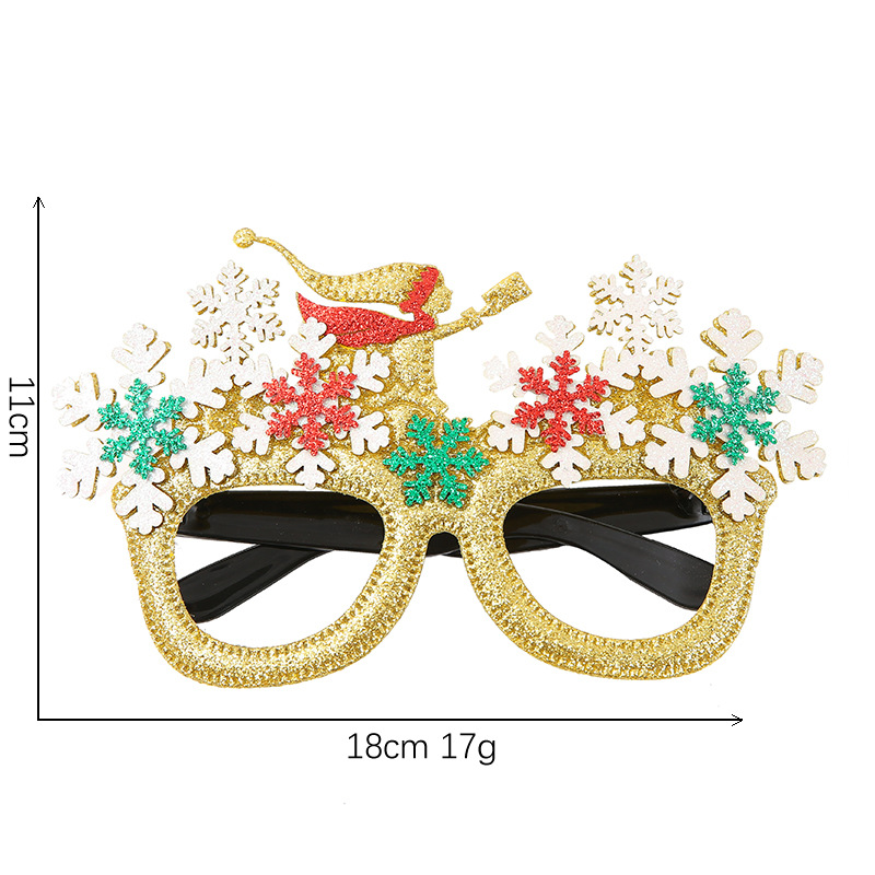 Nueva Navidad diadema gafas marco Halloween Día de San Valentín gafas de Santa Claus gafas Fiesta de Navidad