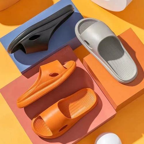 Slip-on Summer Home Indoor Room Slippers Anti-slip Bathroom Shower Women Anti-odor Thick Sole Silent Cool Slippers Men