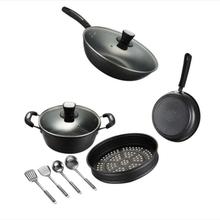 浮士德厨具巴伐利亚家族十件套 蒸锅+煎锅+汤锅+锅铲FT-1050