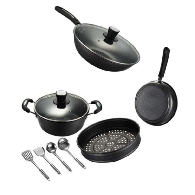 浮士德厨具巴伐利亚家族十件套 蒸锅+煎锅+汤锅+锅铲FT-1050