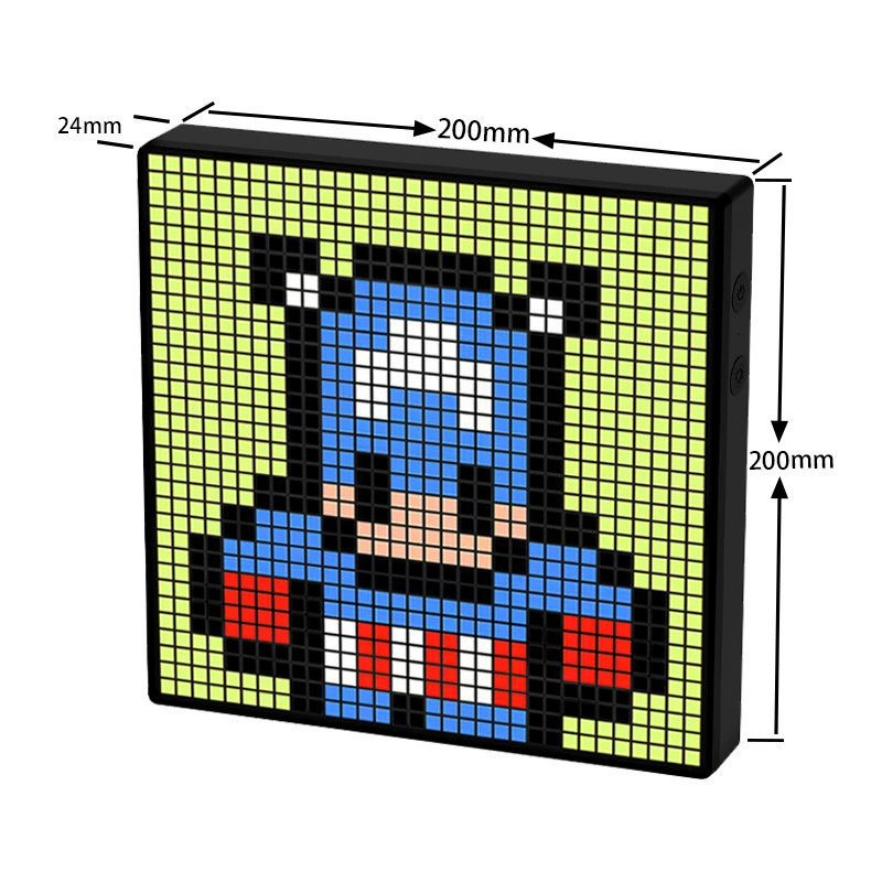 32×32 DIY Pixel Display, Bluetooth LED Photo Frame, Desktop & Wall Ornament