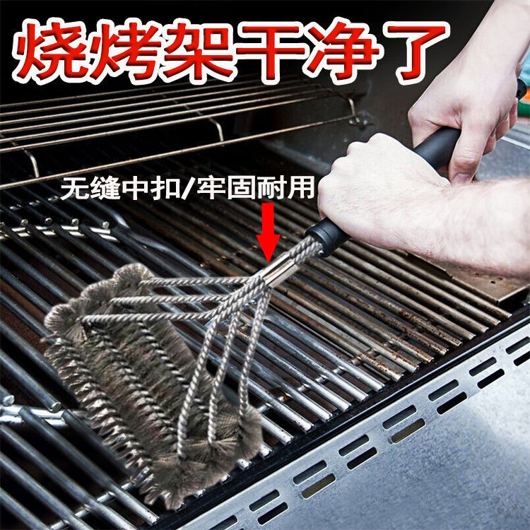 바베큐 청소용 강철 브러시 손잡이가 있는 강철 와이어 브러시 바베큐 그릴 철 브러시 청소용 바베큐 그릴 바베큐 그릴 철 와이어 브러시 Ceyou