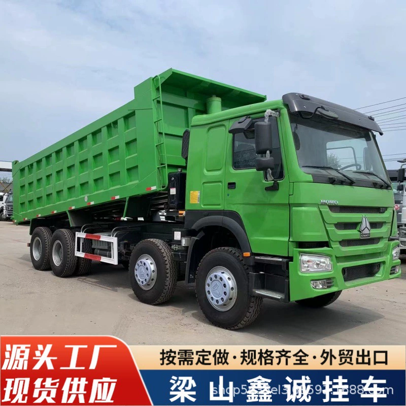 Трансграничные продажи самосвалов с передними четырьмя и задними восемью колесами, самосвалов с передними четырьмя и задними восемью колесами, самосвалов HOWO