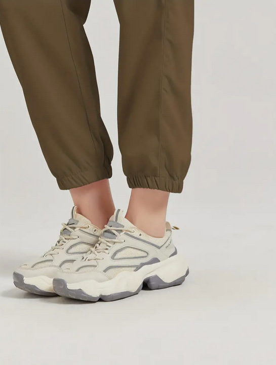Pantalones cargo casuales de color sólido para mujer, con puños elásticos y bolsillos 3D, estilo deportivo, de Amazon Independent Site, 2025.