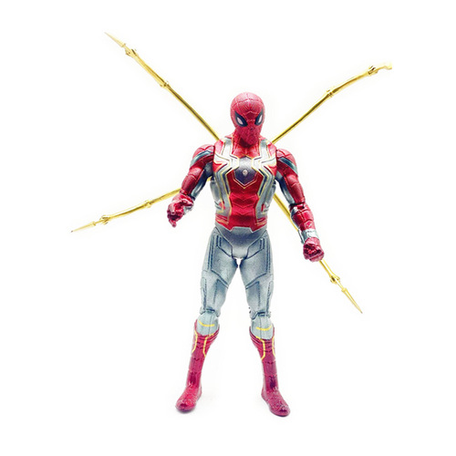 Iron Man Spider-Man Model Figure with Movable Joints Cake Ornaments Birthday Gift Lucky Bag Toy Doll